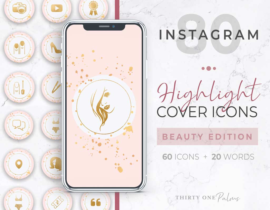 Instagram Highlight Covers – Beauty Edition
