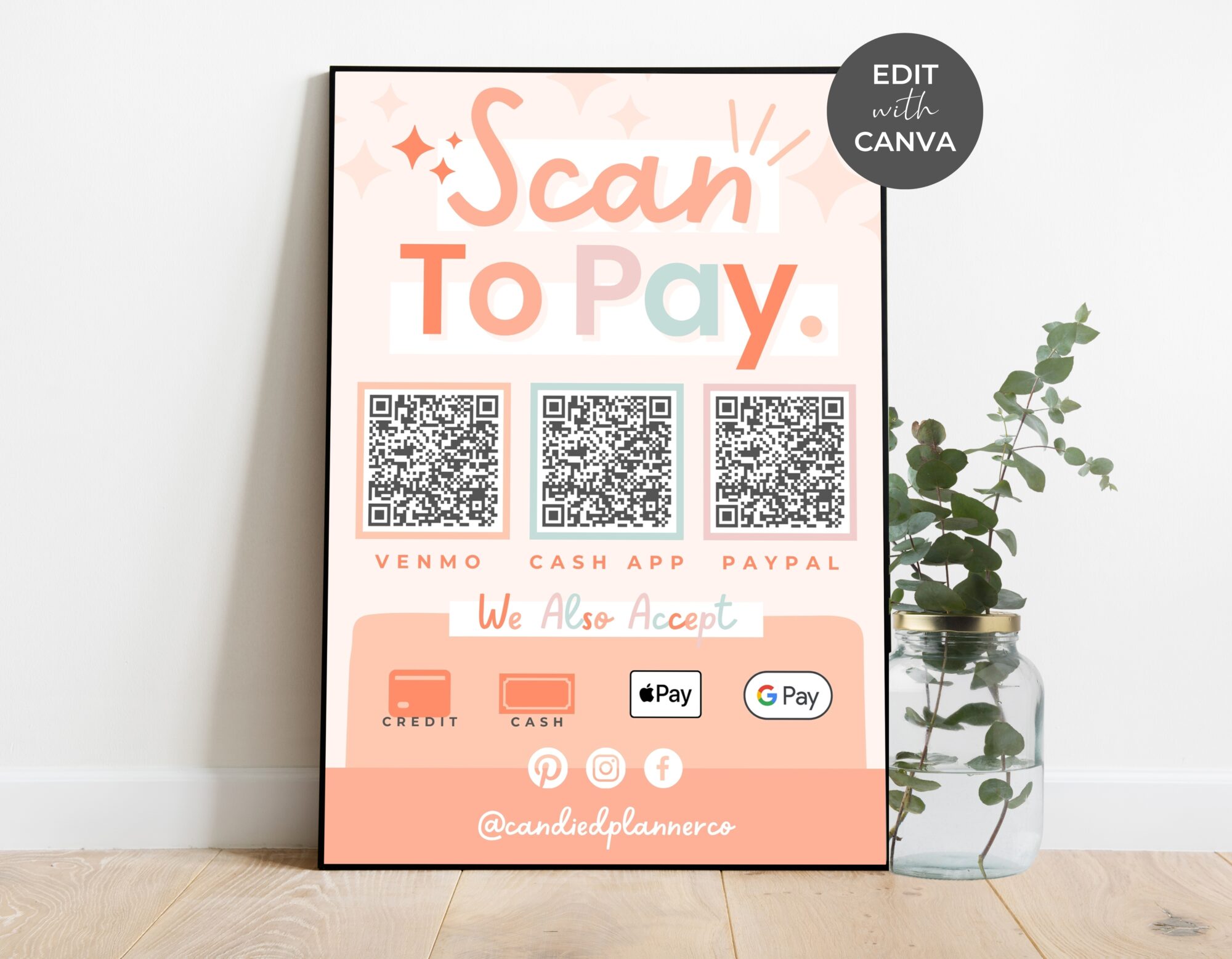Scan to Pay Card – Candied