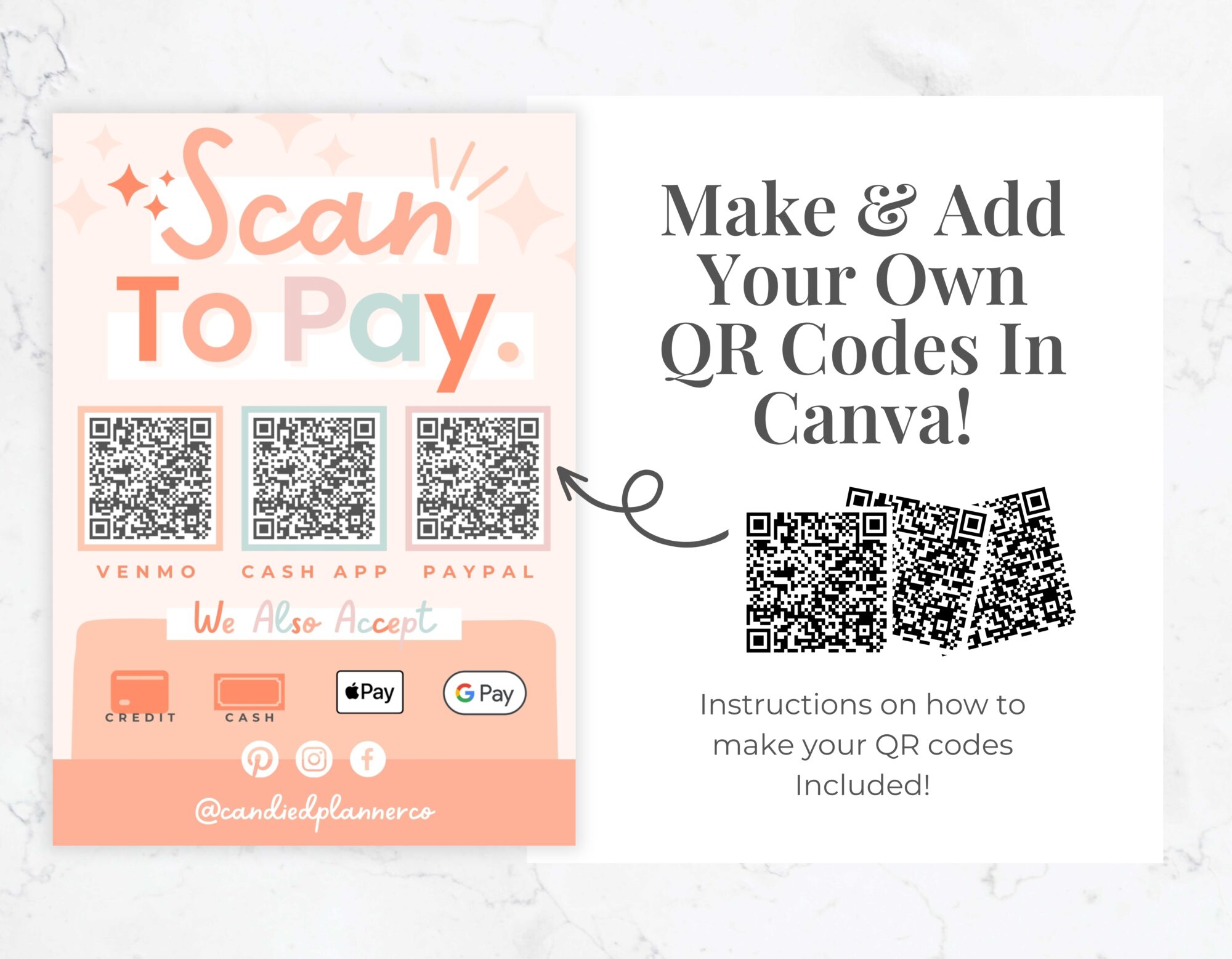 Scan to Pay Card – Candied