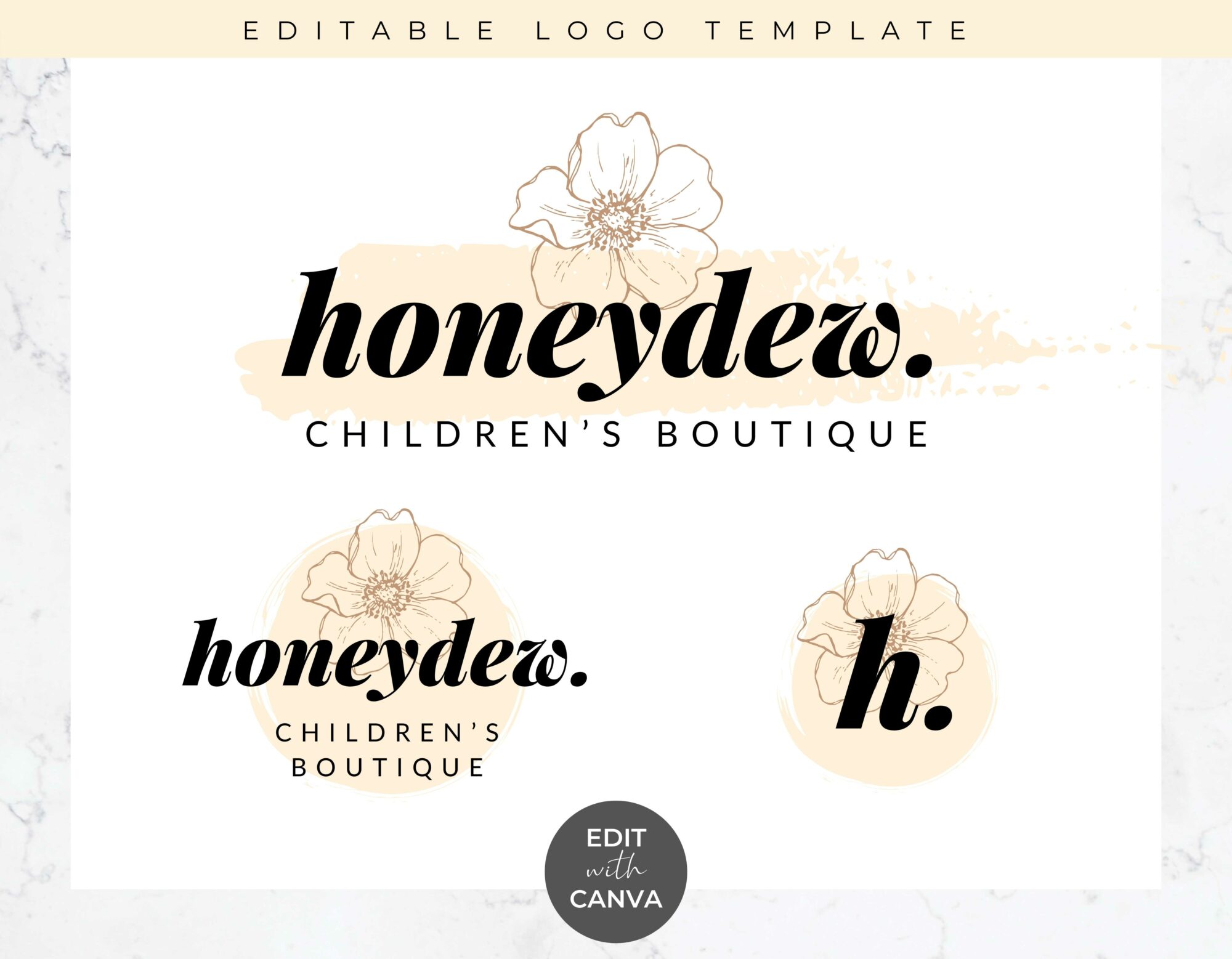 Editable Logo - Honeydew